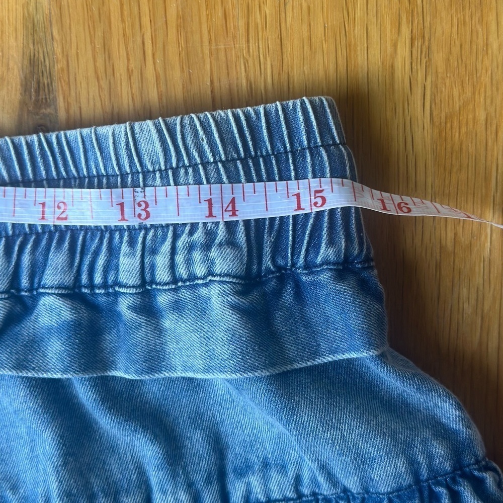 Shug Lala Mini Skirt Skort Denim Blue Medium NWOT - Picture 9 of 10